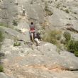 Martin escalando en far west - 