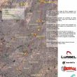 Croquis de la placa Montesinos-Botella - Reseña sobre fotografía a color de la vía placa Montesinos-Botella a la Pared Negra