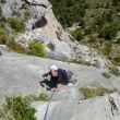 (L5) Variante de salida - Al final salimos por dos largos un poco a la izquierda algo ms verticales.