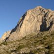puig campana - El Puig Campana desde el camino de aproximación con destino al espolón central