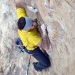 Eneko Pou entrenando la vía - 