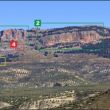Sectores de escalada en Pegalajar. - Localizacin de los sectores de escalada de Pegalajar.