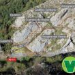 Vista aérea de la escuela, sectores y accesos - 