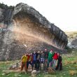 La internacional - Al final de la jornada y del sector Panoramix, una foto de grupo muy internacional... Blgica, Hungra, Inglaterra, 'Espaa'... Galiza, Euskal Herria y Pais Valenci