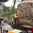 El Chanclas en Masia - Tras varios intentos, el Chancleta se saca este pedazo de bloque... no apto si temes volar... Lo hars.
