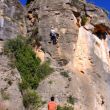 Fent el porc en Montesa - Pau escalando - calentando en este divertido 6a... res de fer el porc